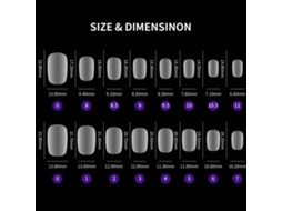 420pcs Uñas Falsas De Gel Suave Frosted Full Cover Para Extensiones De Uñas Y Arte De Uñas Herramienta