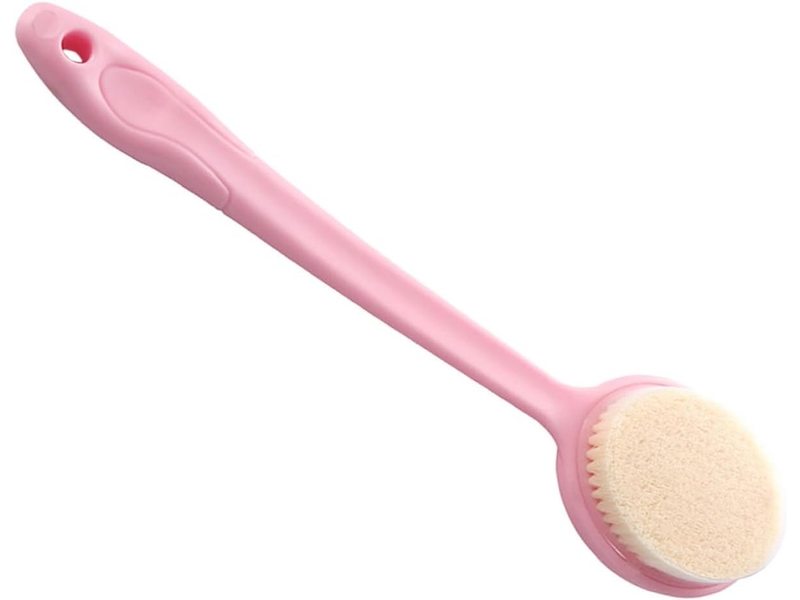 Escova De Banho Pp Com Cabo Longo Para Limpeza Das Costas, Escova Corporal Esfoliante Macia, Para Uso Diário E Massagem
