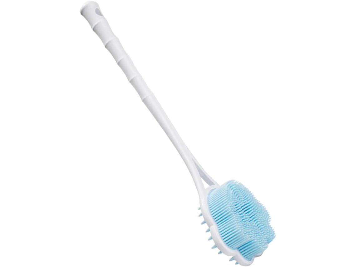Escova De Banho Healvian Com Cabo Longo Para As Costas, Escova Ergonômica Que Limpa E Massageia A Pele No Chuveiro
