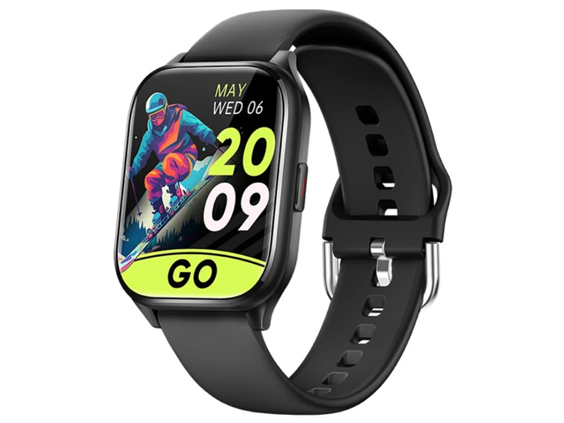 Smartwatch com chamadas, música, tecido grande, frequência cardíaca, oxigênio, sem monitoramento de sangue, som e saúde e vários modos esportivos Bestvite