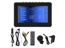 Tv Digital Portátil EOOCOO (reprodutor de Vídeo para Cabeceira de Carro com Lcd Hd de 7 Polegadas)