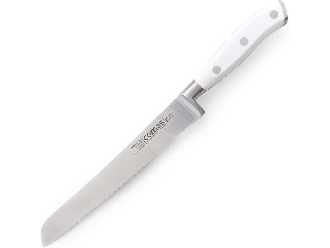 Faca de Cozinha COMAS (Branco - Aço Inox - 20 cm - 8'')
