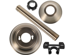Kit De Suporte Para Ventilador De Teto Inclinado Em Aço Inoxidável