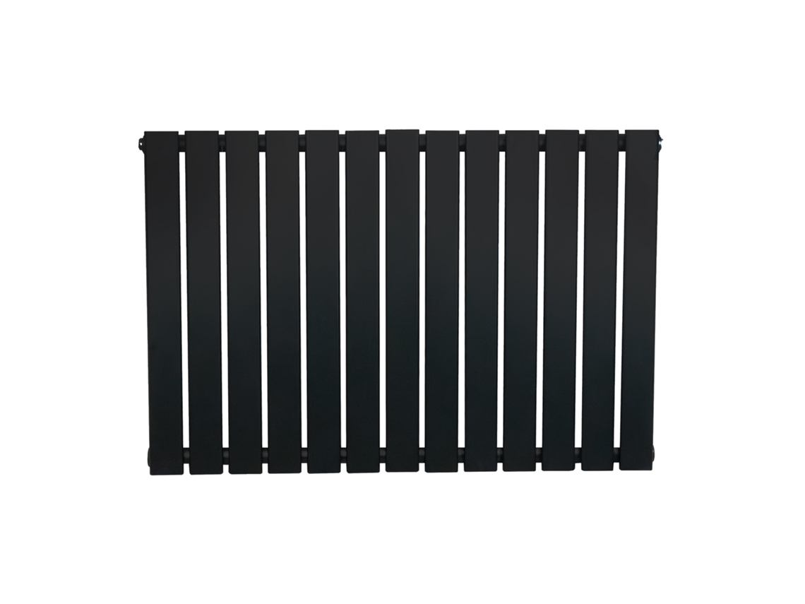 Radiador Plano Coluna Única 600x910 Mm | Preto | 826w | Aço Carbono Durável | Instalação Simples | Aquecimento Rápido E