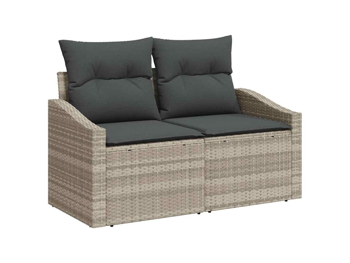 Maison Exclusive - Sofá De Jardim Com Almofada 123 X 62 X 69 Cm Vime Pe