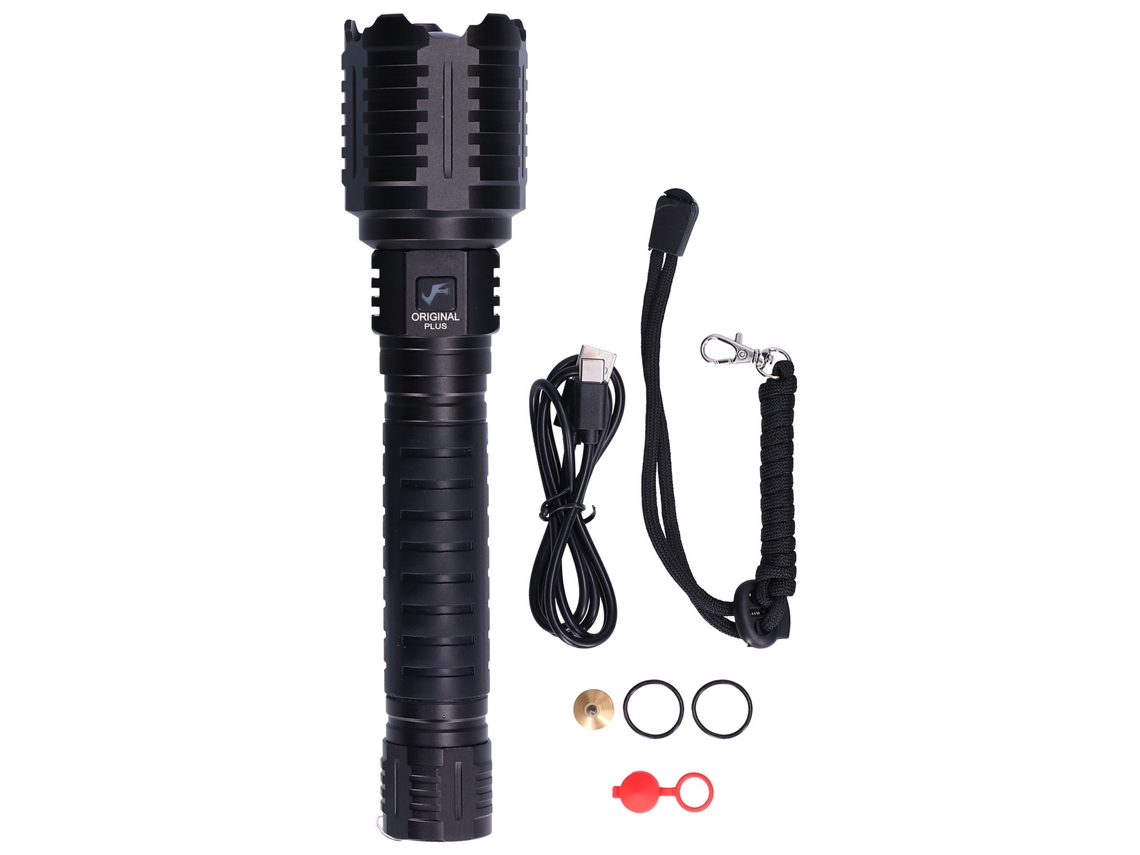 2026 lanterna Xhp160 Led 16 Núcleos 8800lm Usb Recargable Zoom Impermeable para Camping Excursiones Aire Libre