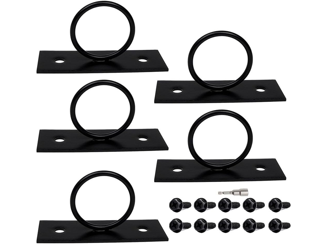 Conjunto De 5 Grampos De Aço Inoxidável De 2 Polegadas Para Suportes