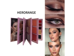 Herorange - Paleta De Maquiagem Em Livro Com 78 Cores, Peroladas E Foscas, Iluminador, Contorno E Sombras Multifuncionais