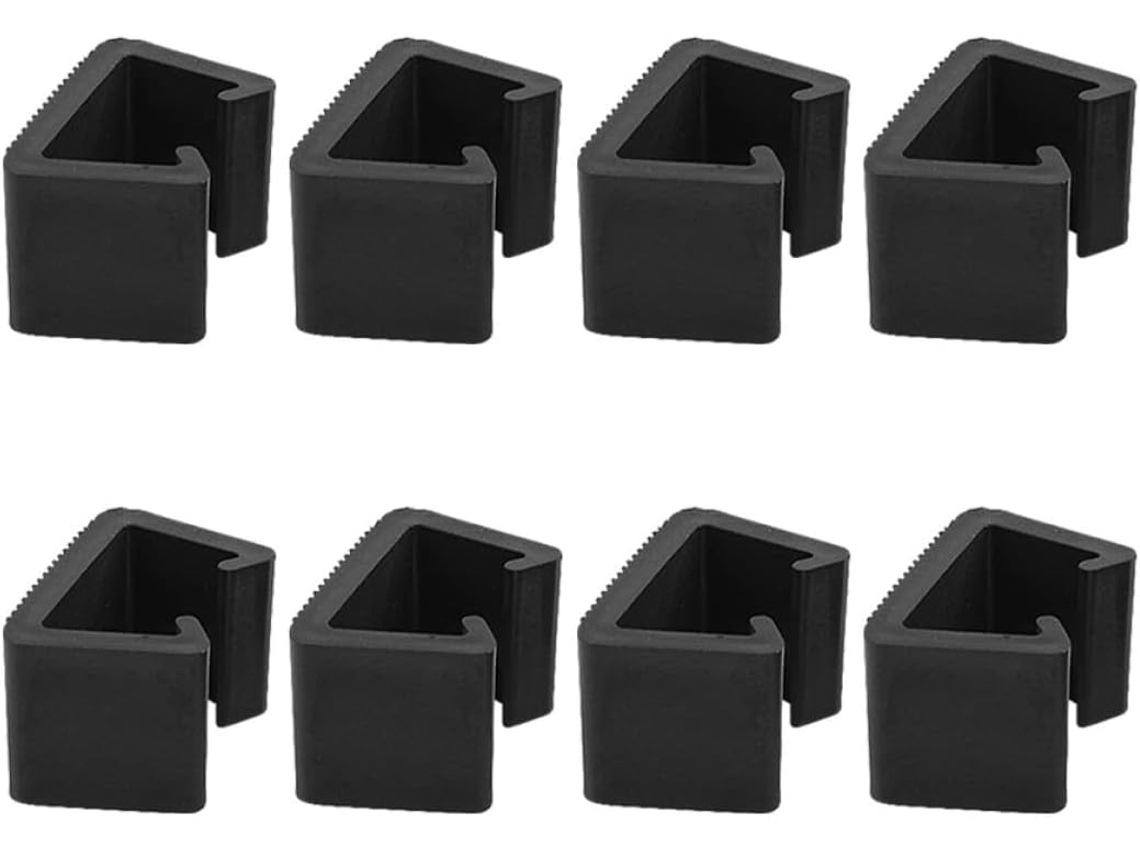 Conjunto de 8 prendedores de sofá Ibasenice Presilhas Vime, resistentes ao calor e com faces removíveis, ideais para mudanças de jardim.