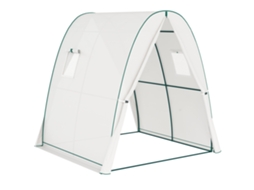 Estufa Porta Enrolar 2 Janelas Inverno 180x180x200cm Branca VELTRIX