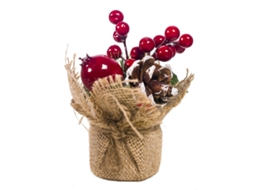 Laxiscreed Decoração Natal Com Pine Cone Artificial E Ramas De Pinheiro Para Mesa, Elegante E Criativa