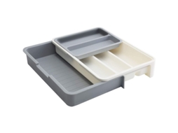 Organizador de Talheres Nova Line, com 7 Compartimentos, Inserto, BPA Livre, para Gaveta, Cozinha | S/MARCA