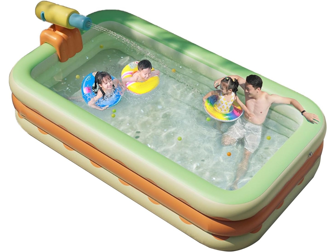 Piscina Dobrável de Pvc para Sua Piscina, Piscina Inflável Inflação Rápida Atividades Internas e CHABERLU
