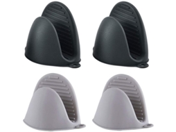 2 Pares De Apoios Para Cabo De Panela De Silicone Resistente Ao Calor E Antiderrapante Para Cozinha, Churrasco E Assado