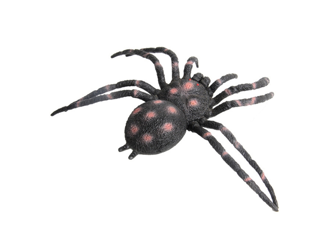 Ats modelo de Aranha Grande Simulado Exquisito e Realista Brinquedo de Aranha para Ensino e Entretenimento Preto