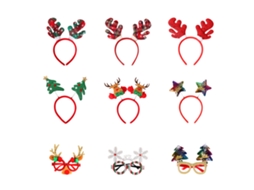 Laxiscreed Protetor De Cabelo Natalino Com Cabeça De Elfo, Ideal Para Decorações Festivas De Natal