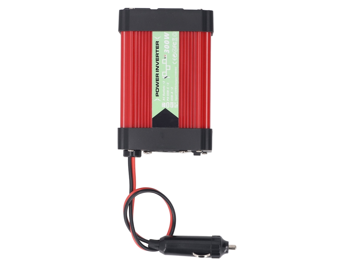 Aetheria inversor de Carro Dc 12v para Ac 110v com Carregamento Rápido Usb e Type C