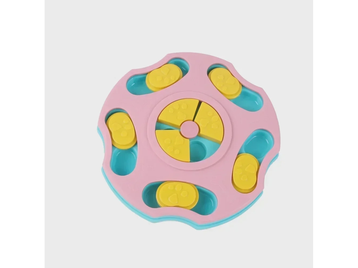 Brinquedo Interativo para Cães, Comedouro Lento, Dispensador de Comida para Filhotes, Tigela Antiderrapante para Alimentação Lenta AQUAFORGE