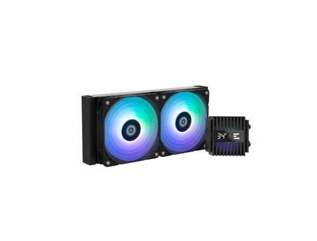 Kit De Watercooling Aio Zalman Alpha2 Rgb 240mm Preto Resfriamento Líquido