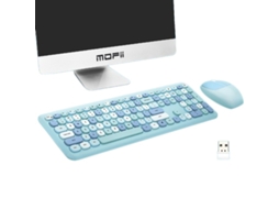 Lurelia Conjunto Teclado E Rato Sem Fios, 15 Teclas, Ergonómico, Numérico, Compacto