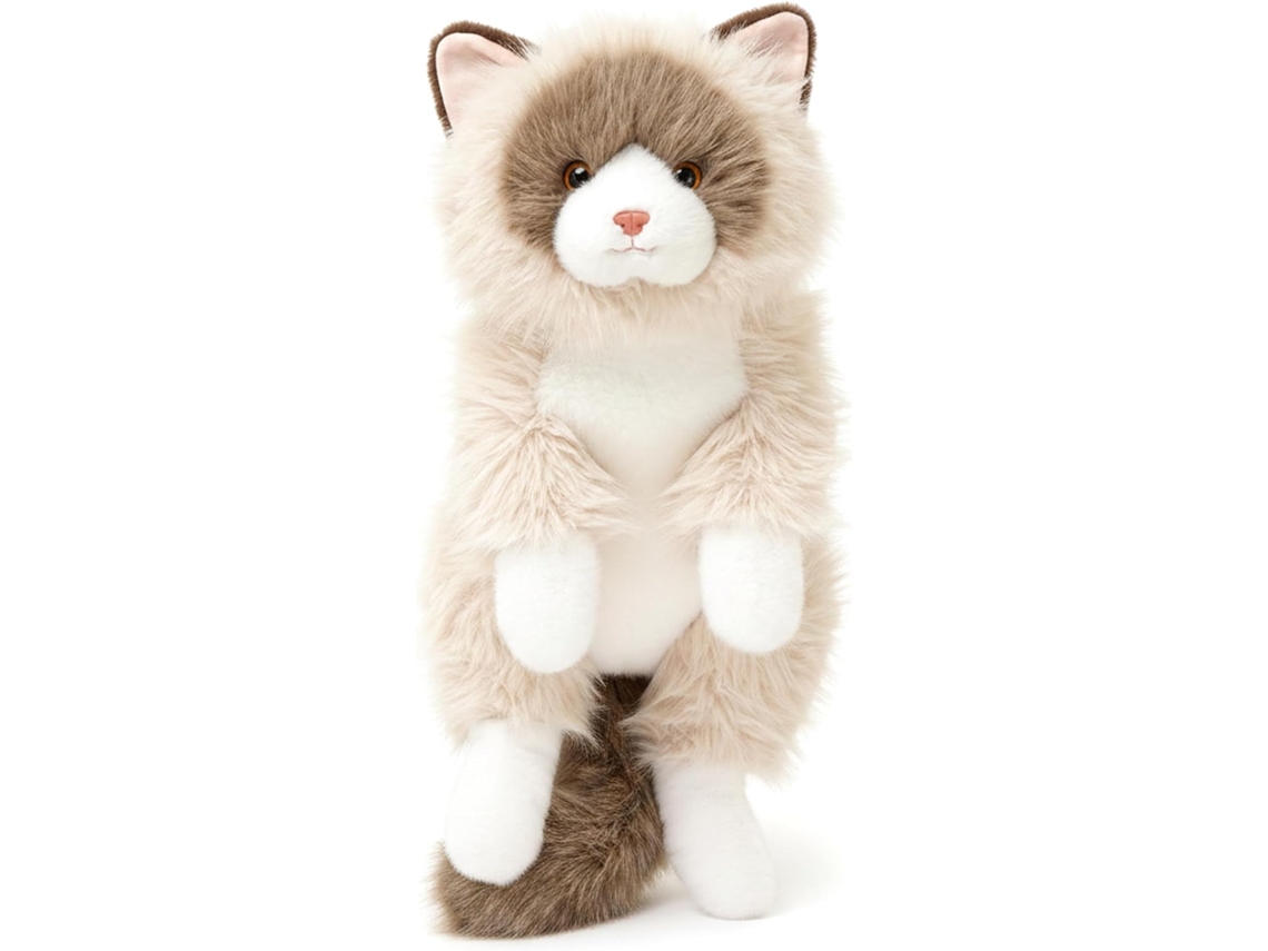 Pelúcia Fofinho Gato, Ragdoll Pelúcia, 45 Cm Altura, Macio E