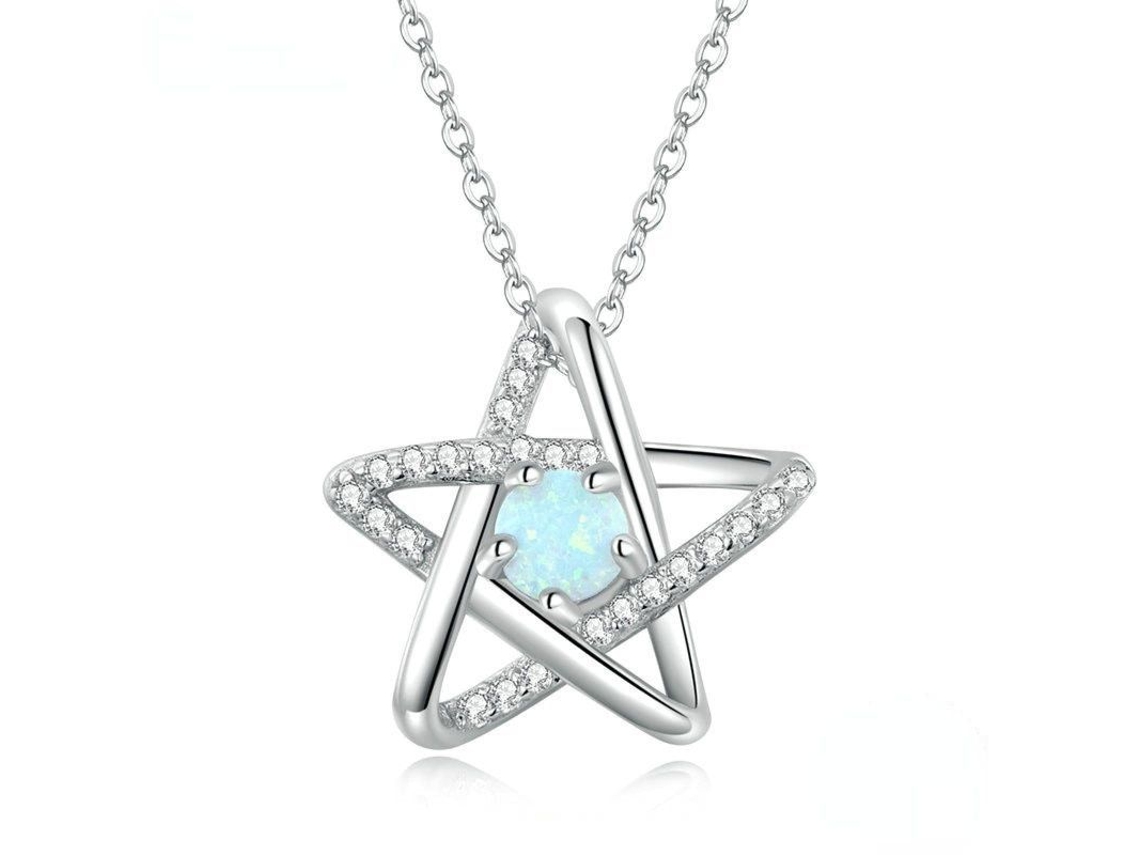 2026-colgante De Estrella En Plata De Ley 925 Collar Ajustable Joyería Fina Para Mujer