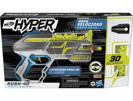 NERFs NERF Hyper Rush-40 (Idade Minima: 14 anos)