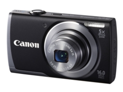 Máquina Fotográfica Compacta CANON A3500IS (Preto - 16 MP - ISO: a 1600 - Zoom Ótico: 5x)