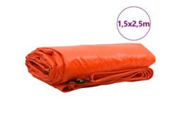 Maison Exclusive - Lona 650g / M² Laranja 1,5 X 2,5 M Lona Com Revestimento Em Pvc