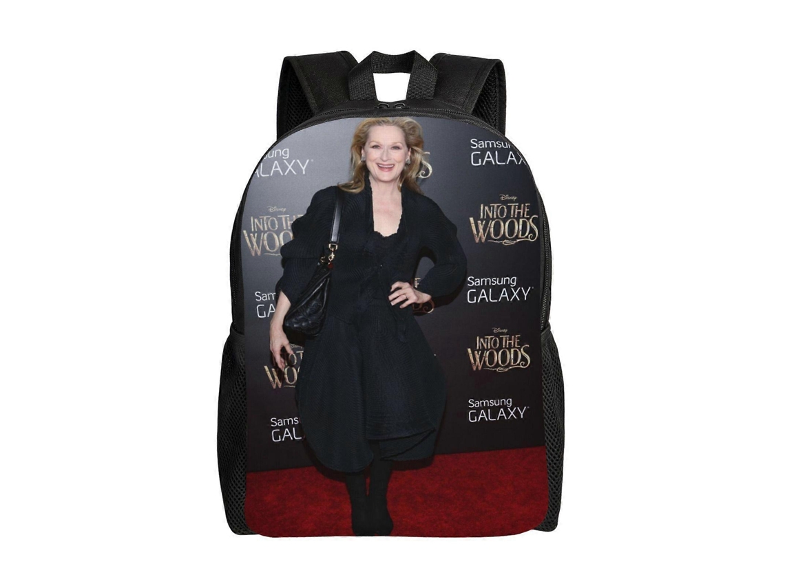 Mochila Meryl Streep Para Estudantes, Resistente E Leve, Impermeável E Com Alça Respirável. N1037