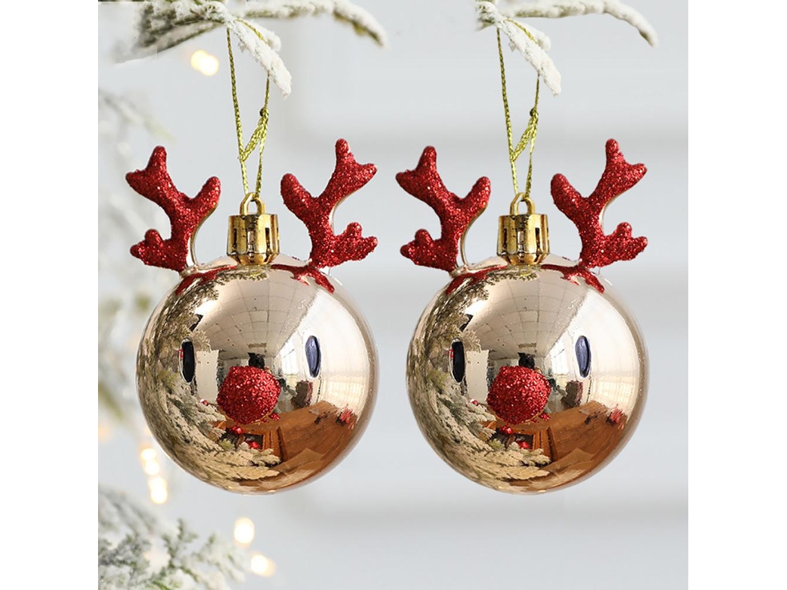 Laxiscreed Decoração De Natal Com Bolas, Enfeites E Pendentes Para Árvores De Natal