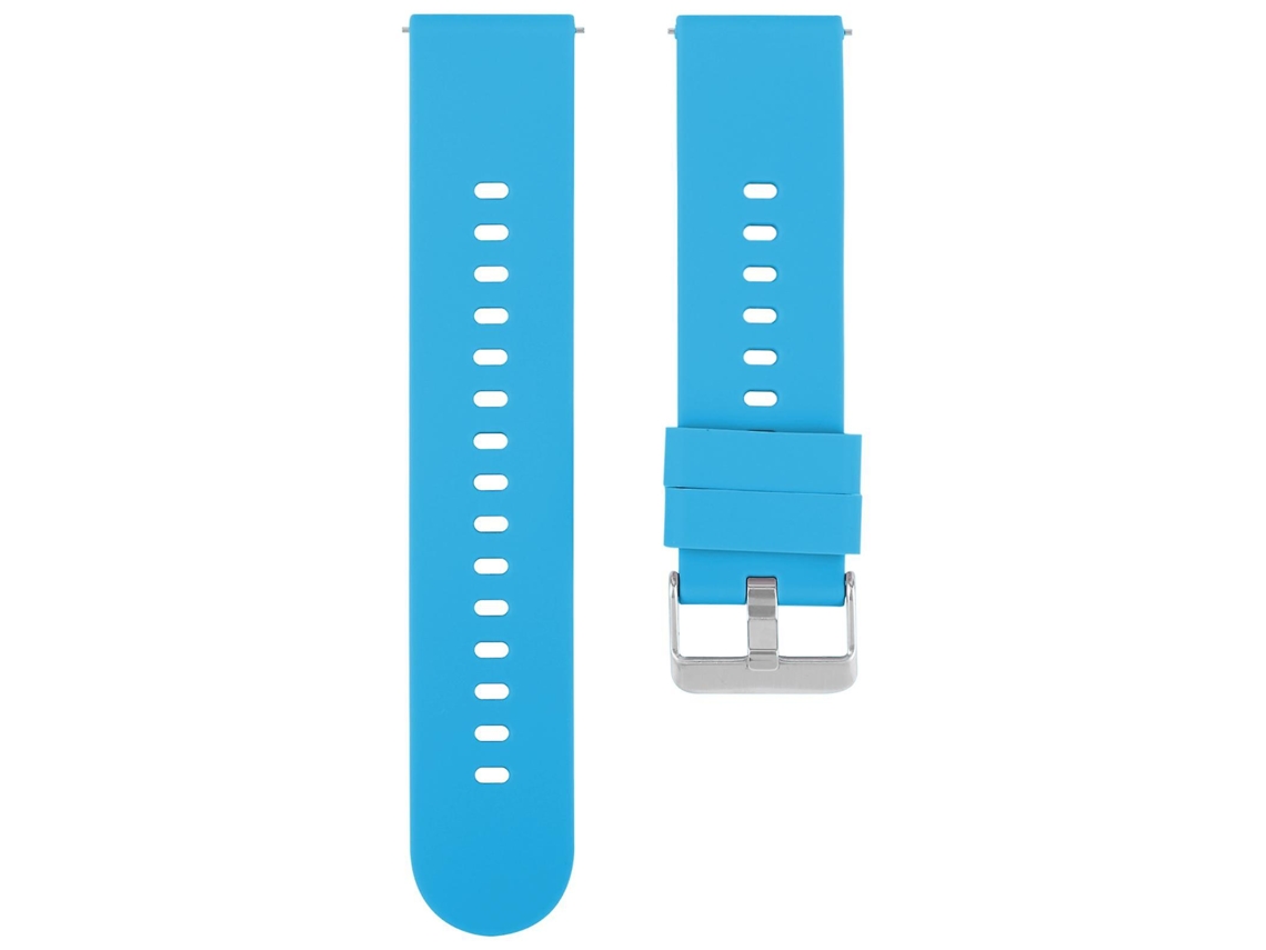 Pulseira De Silicone Para Relógio Com Fivela De Aço De Cor Sólida