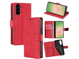 Capa De Couro Com Fecho Magnético De Crocodilo Skin Feel Para Samsung Galaxy A56 5g