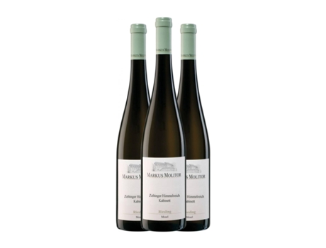 Vinho branco MARKUS MOLITOR Zeltinger Himmelreich Kabinett Riesling Semi-seco Semi-doce Mosel (0.75 L - 3 Unidades)