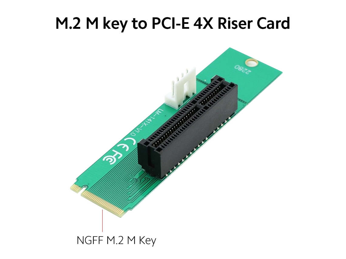 Placa Riser LAXISCREED M.2 Pci e 4x