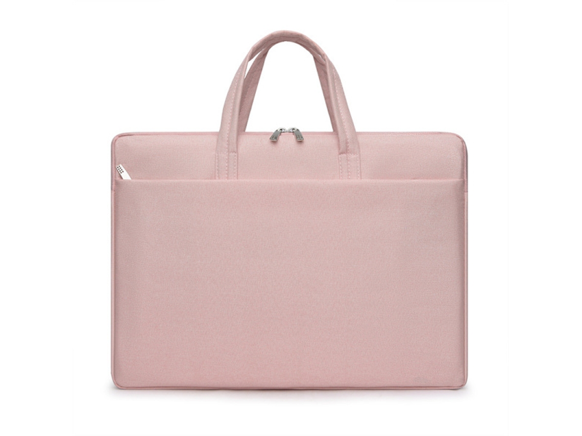 Mochila Para Laptop De 14 Polegadas, Resistente E À Prova D'água, Rosa.