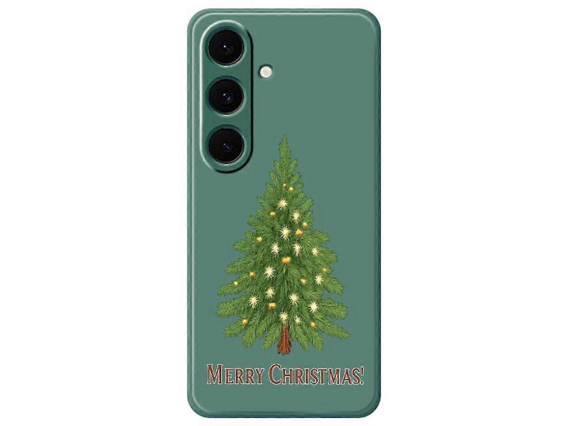 Capa Tpu Para Samsung Galaxy S24 Fe, Verde, Elysve