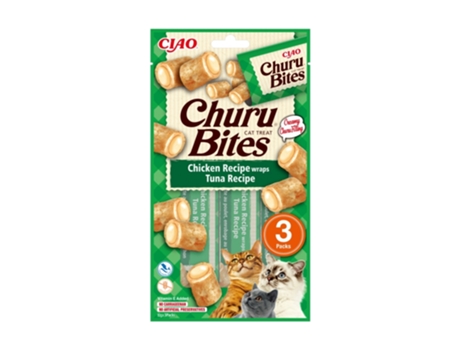 CHURU Cat Bites Receta de Atún 12X3X10 Gr
