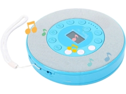 Leitor De Cd Portátil Vbestlife Com Alto Falante, Microfone Embutido, Função Anti Pulos, Bluetooth, Grava Cds Em Pen
