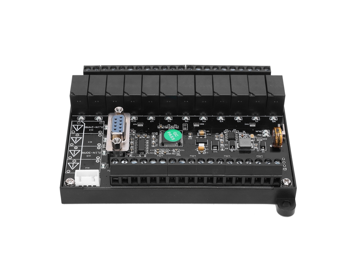 Placa de controle PLC FX1N‑24MR controlador programável, módulo de retardo relé DC24V S/MARCA