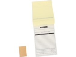 Carnet De Reçus De Factures De Travaux 2 Partes Blanc