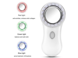 Máquina de iontoforese de LED, terapia de elevação de íons, cuidados com o rosto, beleza, máquina de massagem, fototerapia de pele macia, branco-C Aa3