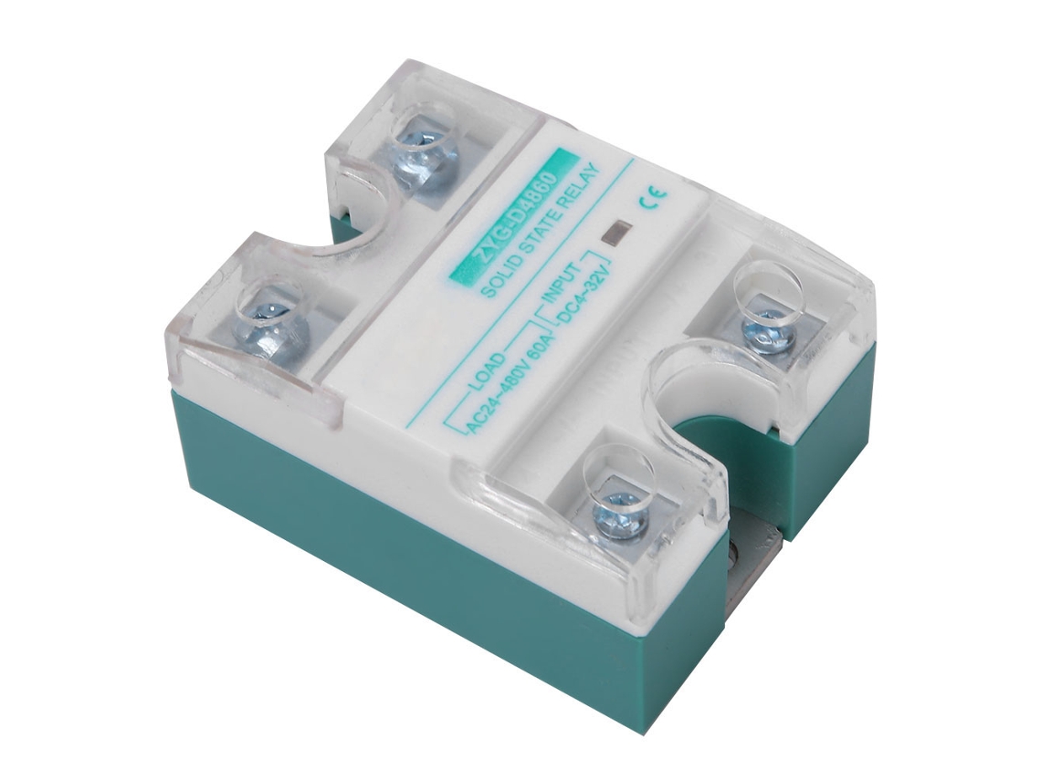 Laxiscreed Zyg D4860 Relé De Estado Sólido Monofásico Ac/dc Com Led E Tensão De 24-480v