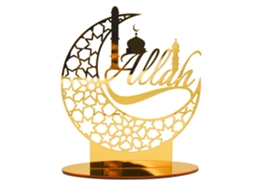 Adorno de Acrílico Eid Mubarak Decoração de Ramadã para Casa Festividades Presentes | S/MARCA