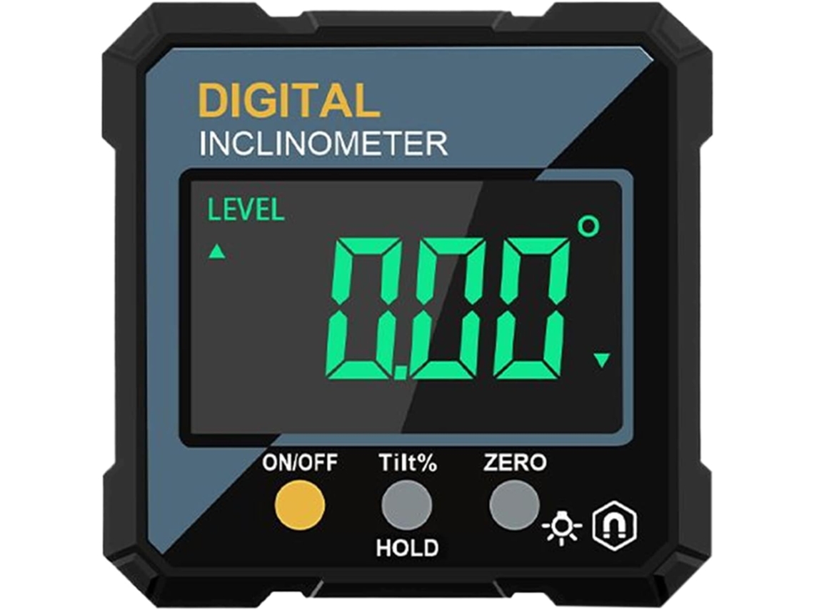 Transferidor Digital Portátil E Recarregável Com Visor Led.