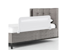 Grade de proteção dobrável branca para cama infantil 100 cm com capa lavável NORTHIX