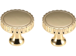 Conjunto De 2 Puxadores Gaveta Em Liga Zinco Com Furo Único Para Guarda Roupa, Armário De Vinhos, Escrivaninha, Cor