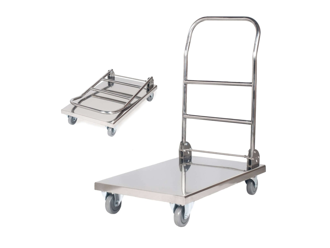 Wózek Platformowy Składany Stalowy Horeca Platforma 70x52cm ROYAL CATERING