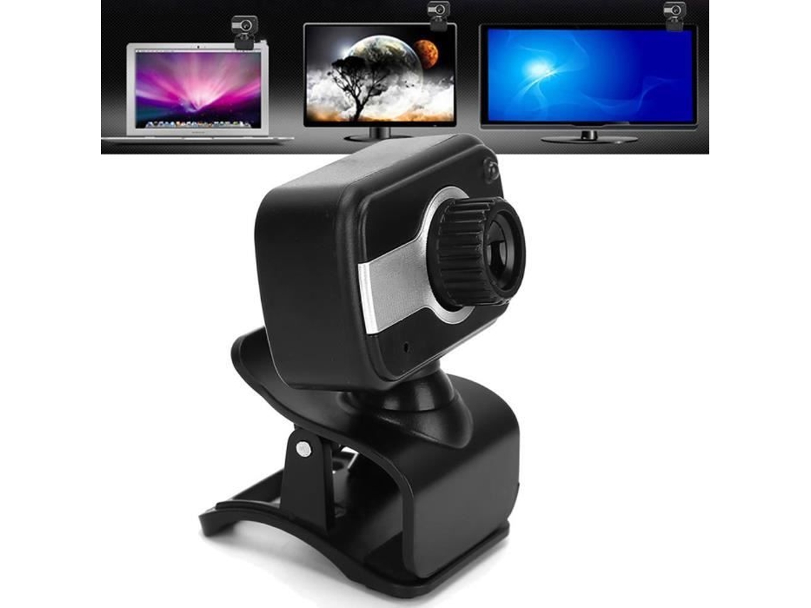 Webcam Usb, Hd, 12mp, Com Microfone E Rotação 360°, Para Computador E Videoconferência