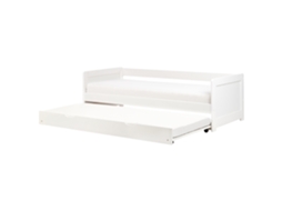 Cama Infantil Com Gavetão Em Pinho Beliani Gravelines De Madeira De Pinho Branco 90x200